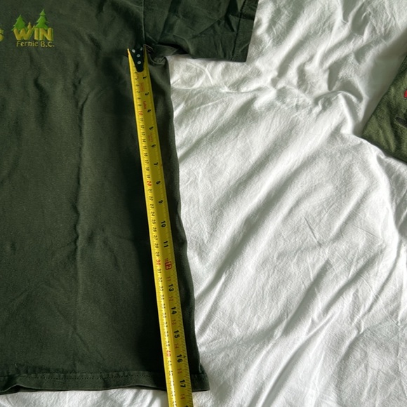 Fernie BC Vintage Trees Always Win T-Shirt. Mens LG. Pit-Pit 19.5” (yr 2006) - Picture 4 of 5